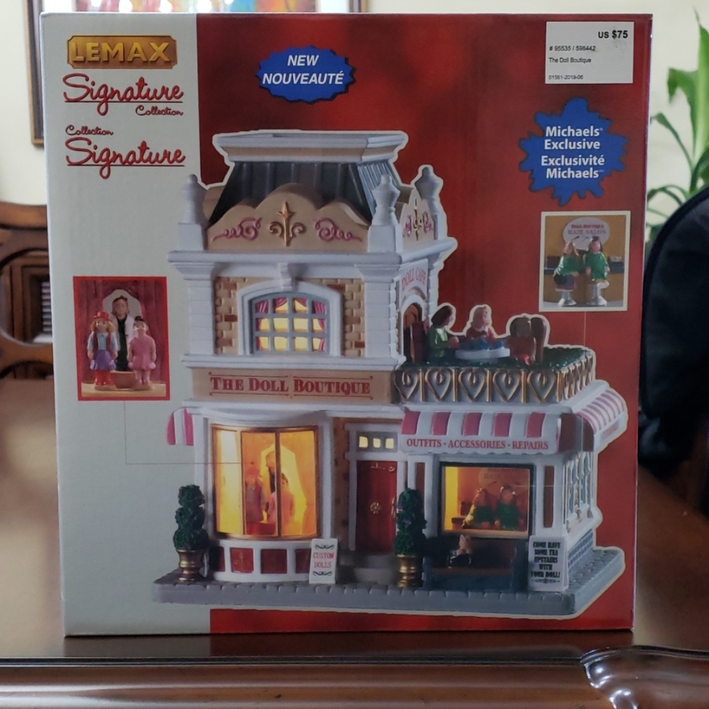 Lemax 'The Doll Boutique'  Village Display